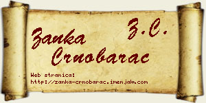 Žanka Crnobarac vizit kartica